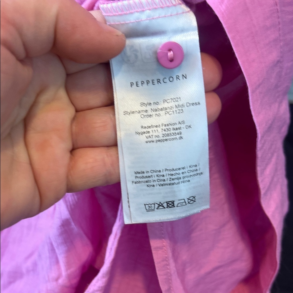 NWT Peppercoen Nabatbanzi Shocking Pink Midi Dress - Picture 8 of 10